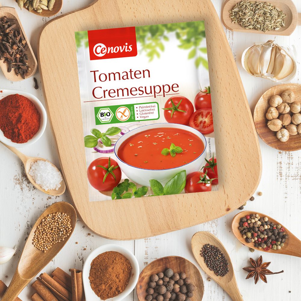 Tomaten Cremesuppe Bio Suppen Produkte Cenovis